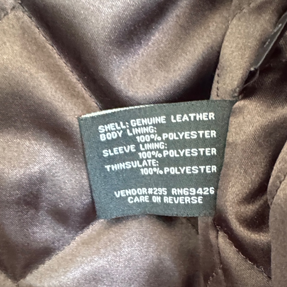 Wilsons Leather Men's Dark Brown Leather Bomber Jacket - Picture 3 of 13